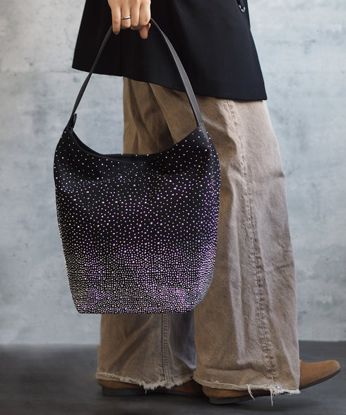 キラキラスタッズトートバッグ 12-1184